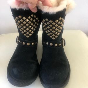 Black studded Uggs